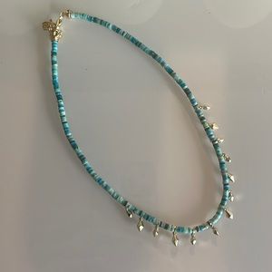 Kendra Scott Turquoise Chocker Necklace in Gold